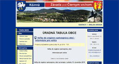 Desktop Screenshot of ksinnazavada.sk